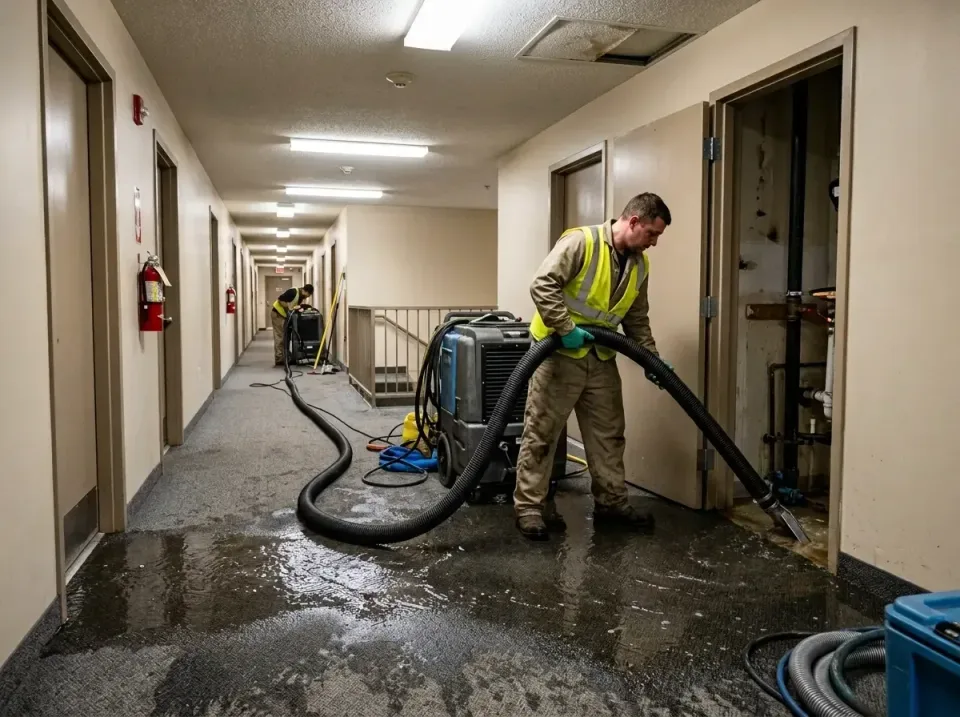 multi-unit-apartment-hallway-f-005 — frequently asked questions, Emergency Burst Pipe Water Extraction & Removal in Flatwood…
